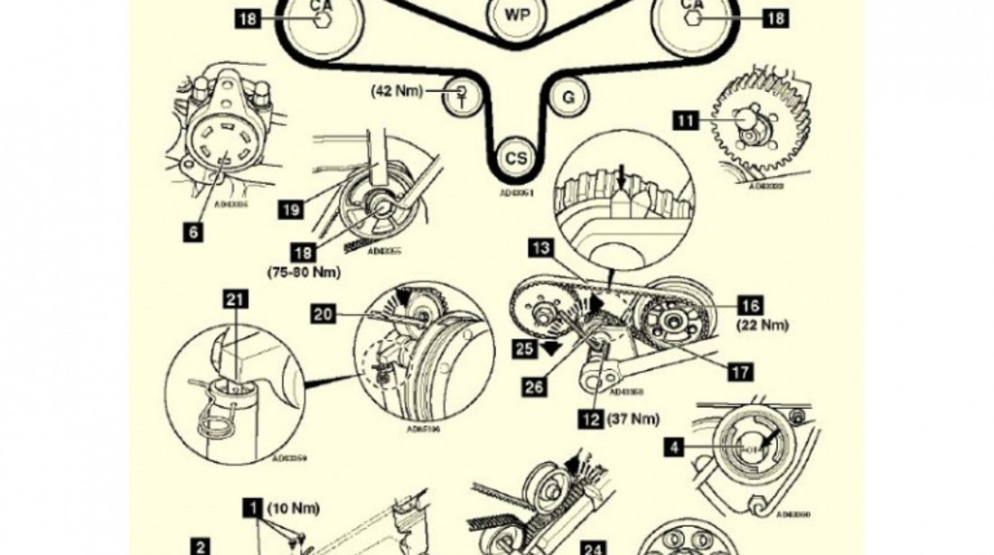 QS10316 Blocaje distributie motor 2.5 V6 TDI VAG