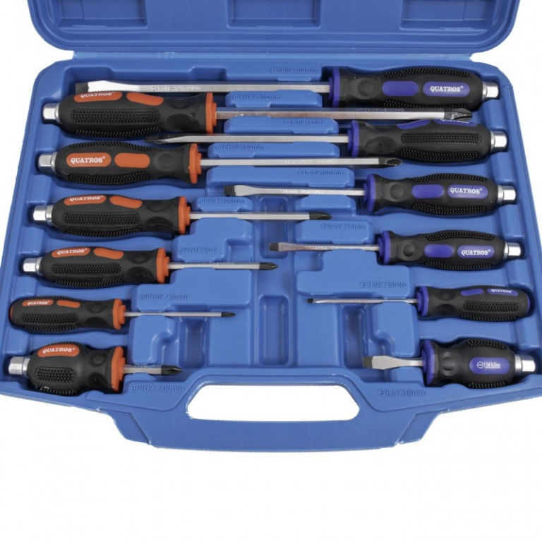 QS14243 Surubelnite profesionale de impact 12 buc