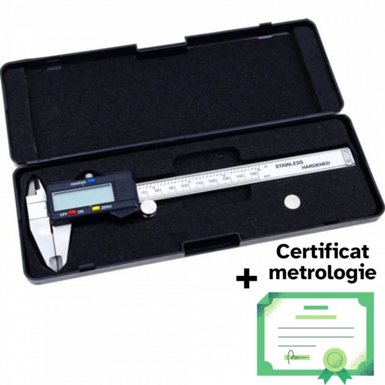 QS15506-MET Subler digital 150 mm cu metrologie