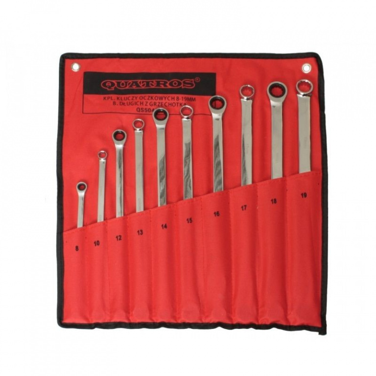 QS50465A Set de cheie inelare extralungi 8-19mm
