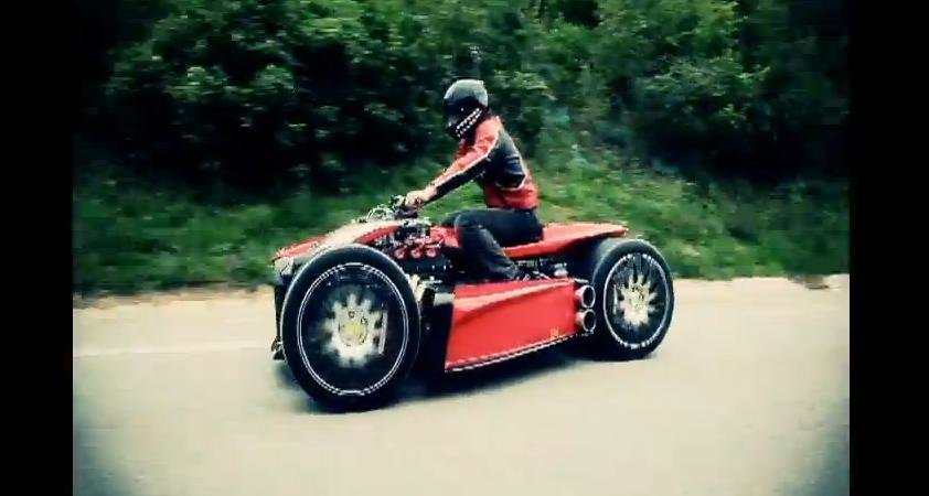 Quad cu motor de Ferrari - Lazareth Wazuma, doar 200.000 de Euro