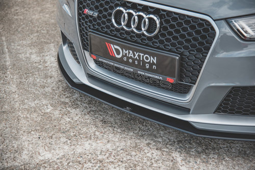 Racing Durability Prelungire Bara Fata Splitere Lip Audi RS3 8V Sportback AURS38VCNC-FD3B