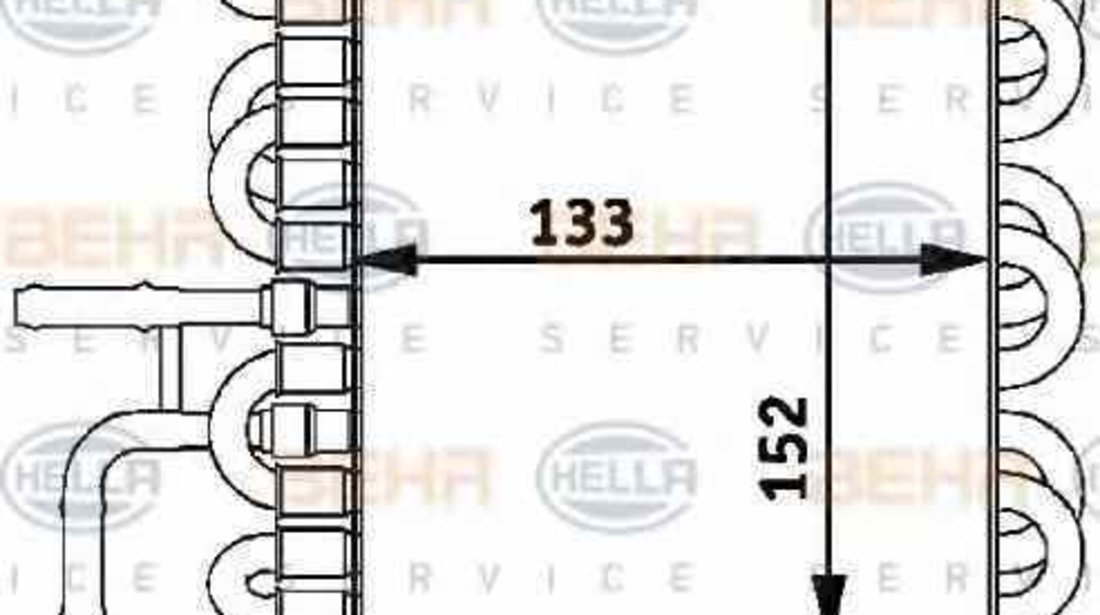 Racitor combustibil MERCEDES-BENZ C-CLASS W203 HELLA 8MK 376 717-411
