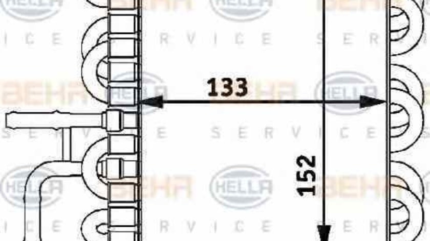 Racitor combustibil MERCEDES-BENZ C-CLASS W203 HELLA 8MK 376 717-411