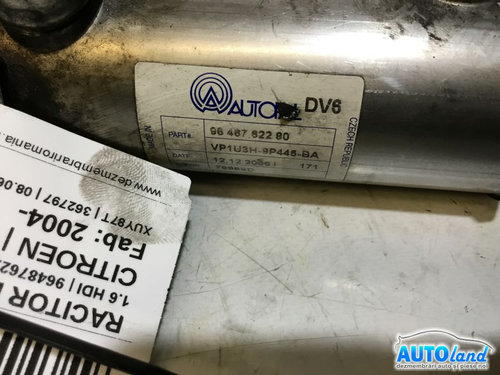 Racitor EGR 9648762280 1.6 HDI Citroen C4 LC 2004