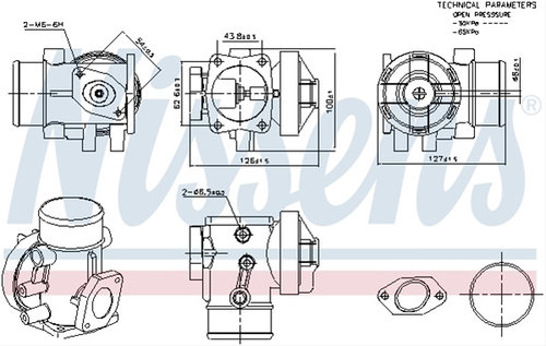 Racitor Egr Nissens Mercedes-Benz 98445