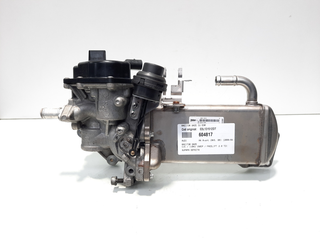 Racitor gaze cu EGR, cod 03L131512DT, Audi A4 (8K2, B8), 2.0 TDI, CJC (idi:604817)