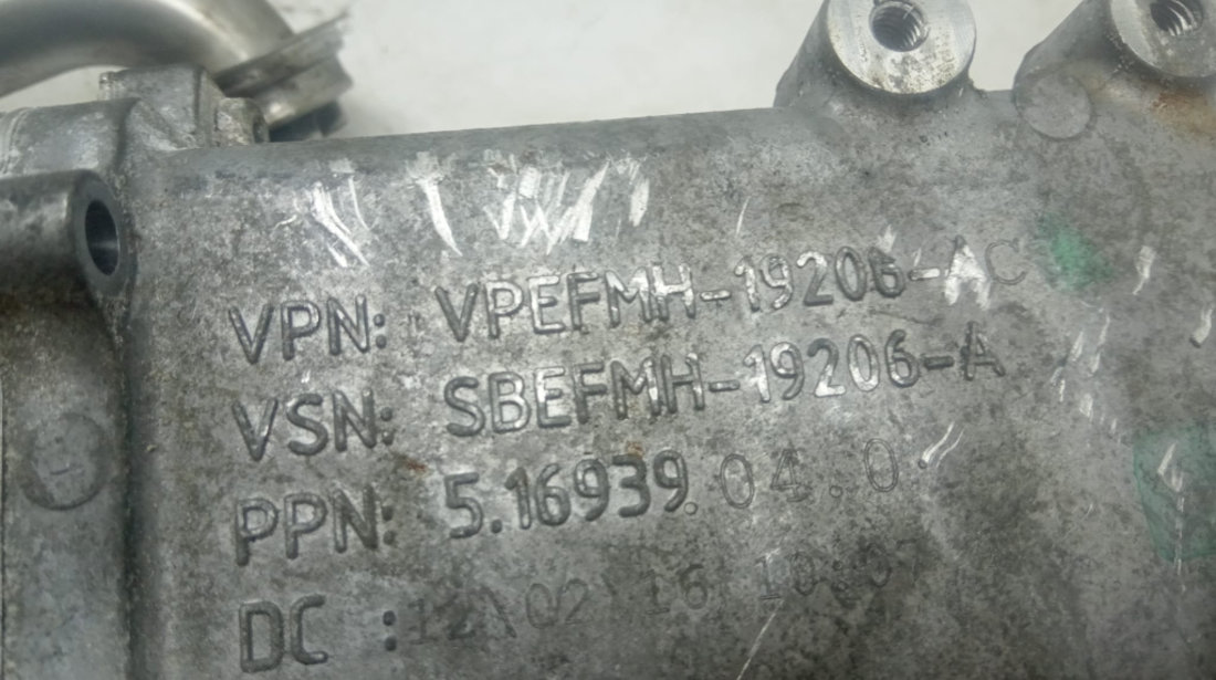 Racitor gaze cu egr vpefmh-19206-ac 1.5 tdci XWDB Ford C-Max 2 [2010 - 2015]