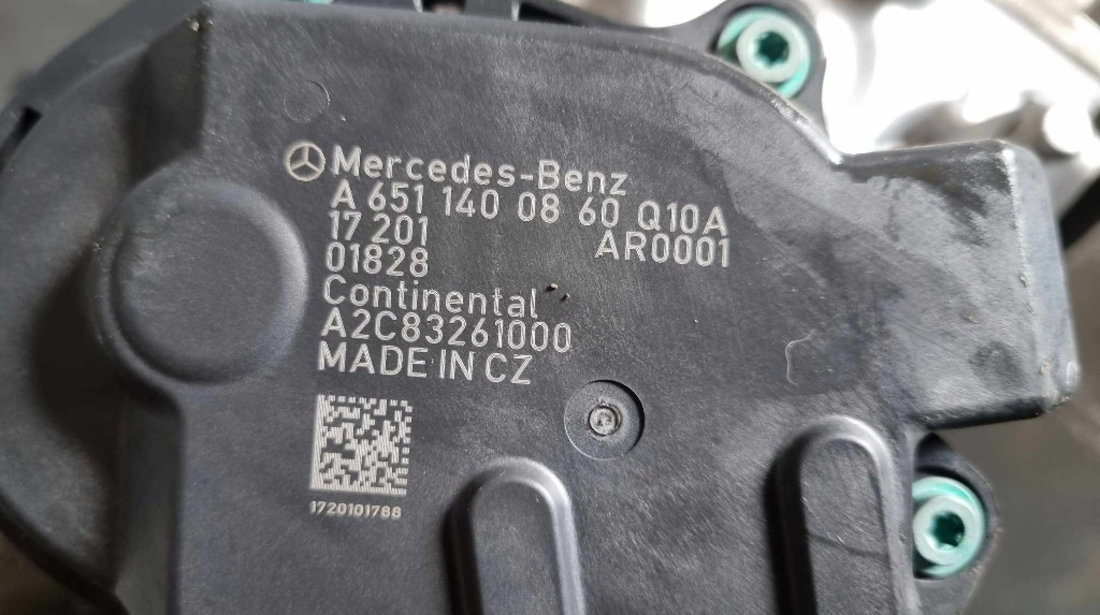 Racitor gaze + EGR A6511400675/ A6511400860 Mercedes-Benz E-Class (W212) 200 CDI/ BlueTEC 2.2 136cp OM 651.925