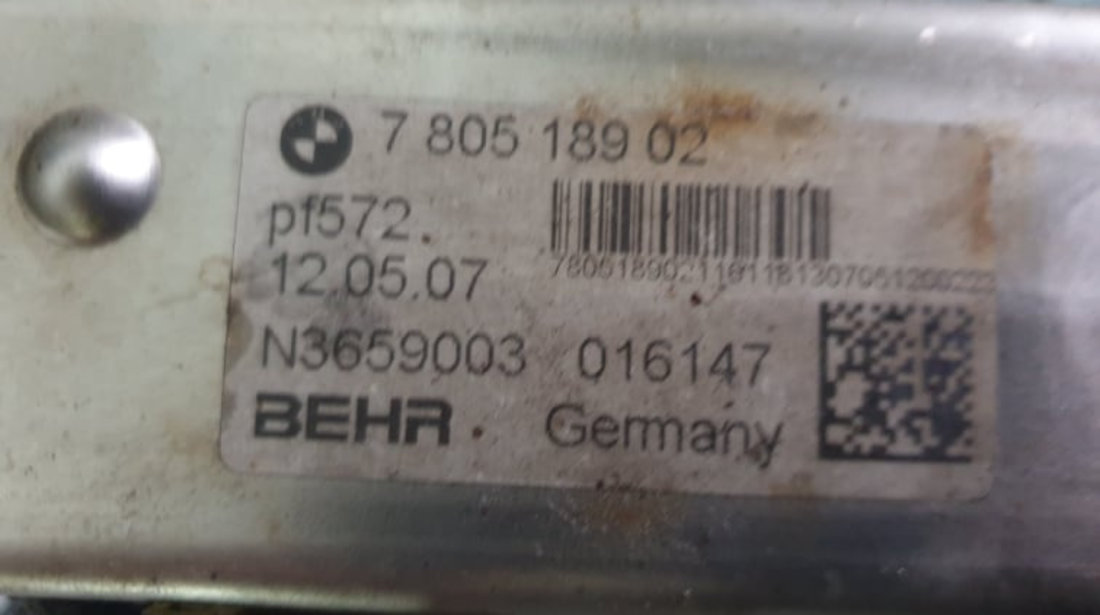 Racitor gaze + EGR BMW Seria 1 E81 2.0 118d 136cp cod piesa : 7805189
