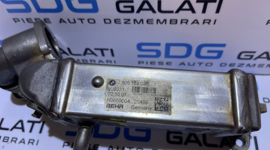 Racitor Gaze EGR BMW Seria 3 E90 E91 318 2.0 D N47 2004 - 2011 Cod 7805189 780518903