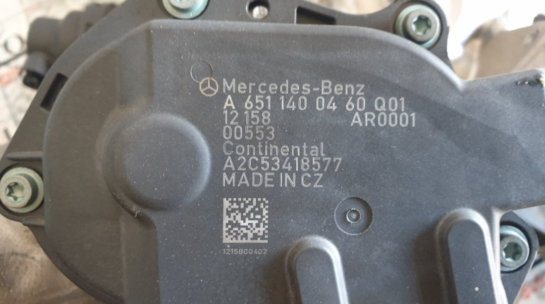Racitor gaze + EGR Mercedes-Benz C-Class (C205) 220 d 2.1 4-matic 170cp coduri : A6511400275 / A6511400460