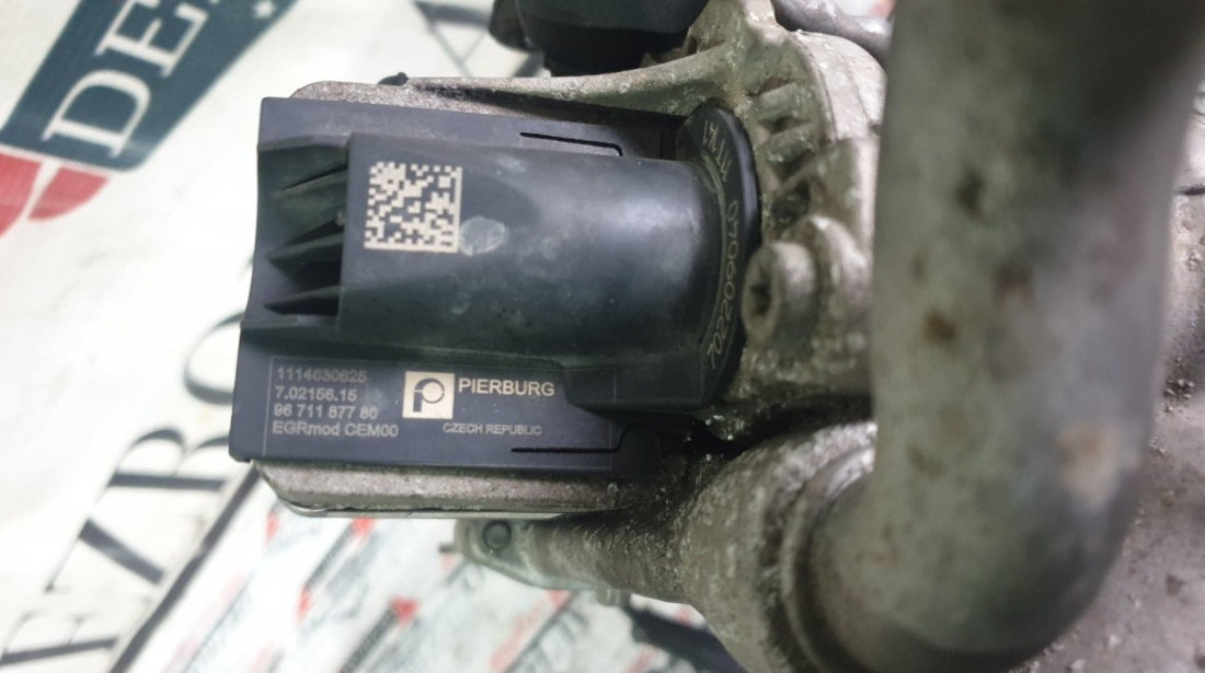 Racitor gaze + EGR Peugeot 207 1.6 HDi 112cp cod piesa : 9671187780