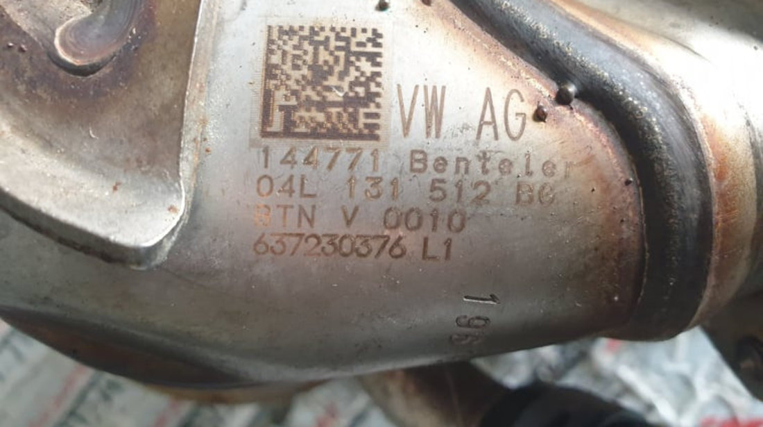 Racitor gaze + EGR VW Golf VII 1.6 TDI 110cp cod piesa : 04L131512BG