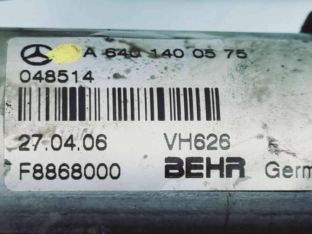 Racitor gaze Mercedes Clasa A (W168) [Fabr 1997-2004] A6401400575 1.6 Benz 16696075KW / 102CP 1.6 Benz 166960 75KW / 102CP