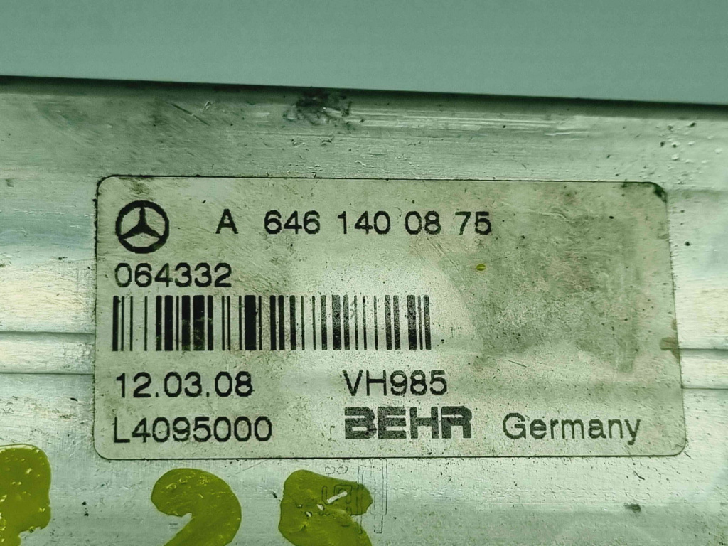 Racitor gaze Mercedes Clasa CLK (C209) [Fabr 2002-2009] A6461400875 2.2 CDI 646966