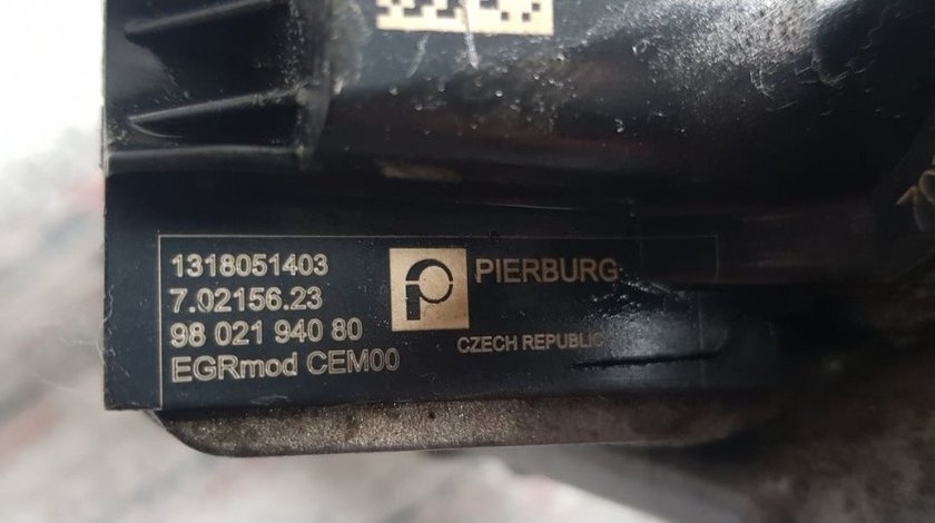 Racitor gaze PEUGEOT 208 1.4 HDi 68 CP cod 9802194080