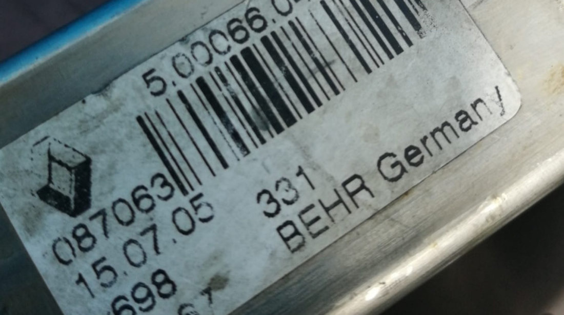 Racitor gaze Renault Megane 2 1.5 DCI 7700107471