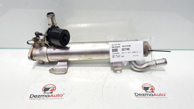 Racitor gaze, Vw Golf 6 (5K1) 2.0 tdi, 03L131512B (id:357745)