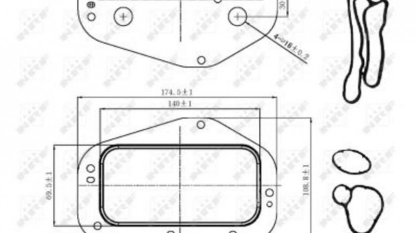 Racitor ulei Chevrolet CRUZE hatchback (J305) 2011-2016 #3 55355603