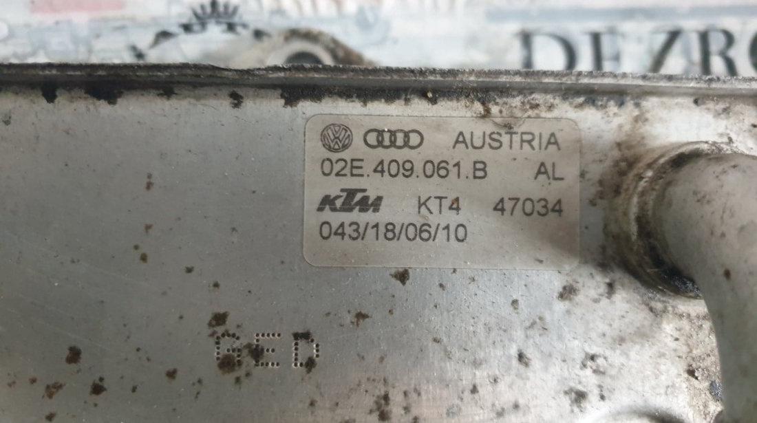 Racitor ulei cutie automata Audi A3 8P 1.2 TSI cod piesa : 02E409061B