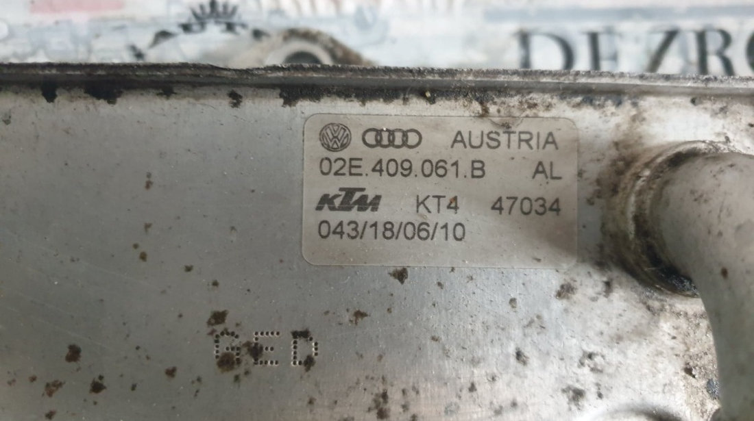 Racitor ulei cutie automata Audi TT 8J 3.2 V6 quattro cod piesa : 02E409061B
