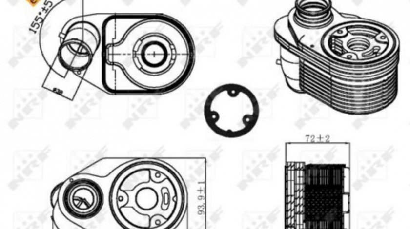 Racitor ulei Fiat DUCATO bus (250, 290) 2006-2016 #3 07044002