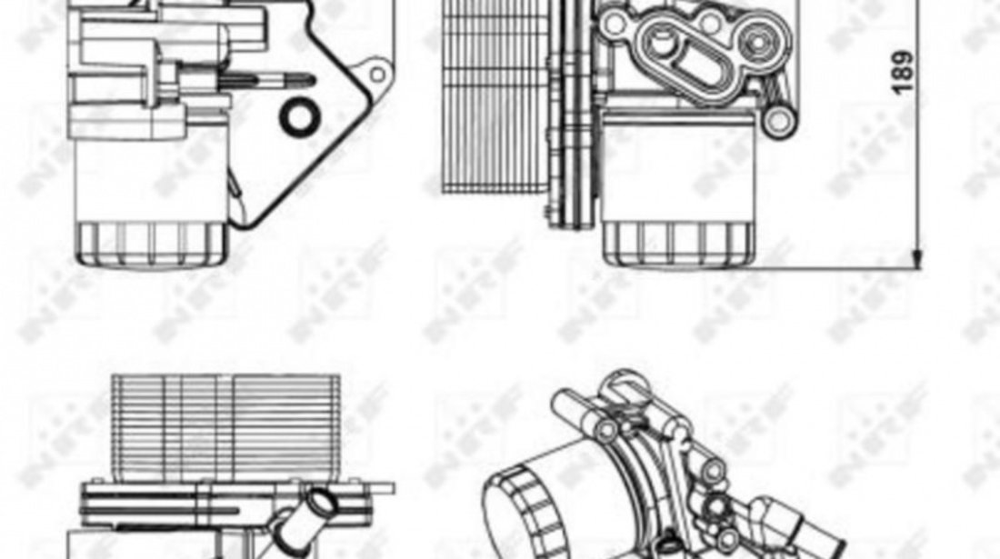 Racitor ulei Ford TRANSIT caroserie 2006-2016 #2 1372321