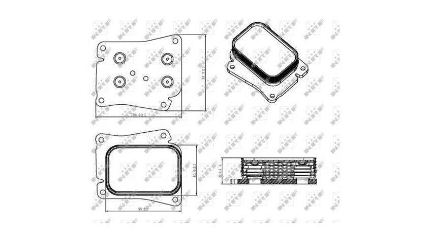 Racitor ulei Mercedes C-CLASS Sportscoupe (CL203) 2001-2011 #2 126011N