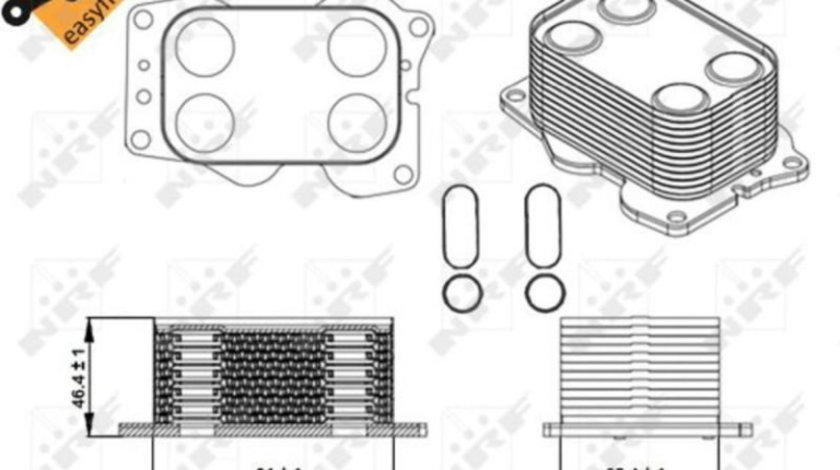 Racitor ulei Peugeot EXPERT caroserie (VF3A_, VF3U_, VF3X_) 2007-2016 #3 1103L3