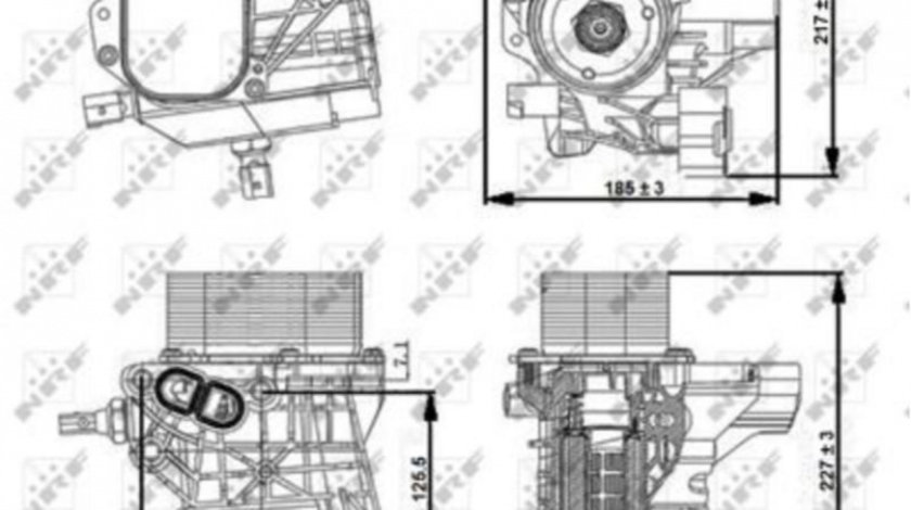 Racitor ulei Skoda OCTAVIA (5E3) 2012-2016 #2 03N117021