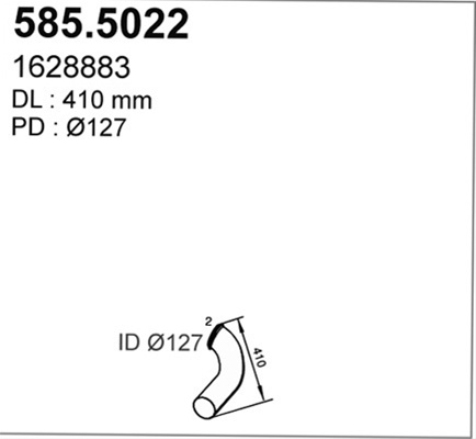 Racord Evacuare Asso Volvo 585.5022