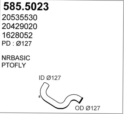 Racord Evacuare Asso Volvo 585.5023
