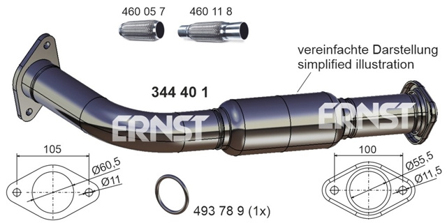 Racord Evacuare Ernst Ford 344401