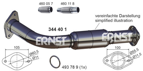 Racord Evacuare Ernst Ford 344401