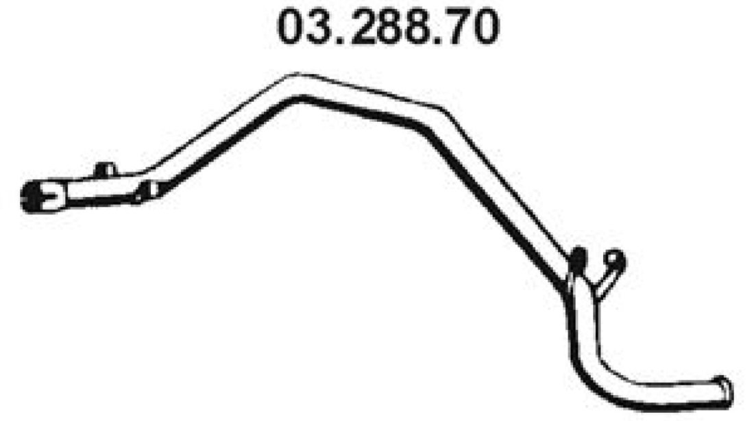 Racord evacuare FIAT DUCATO Panorama 290 Producator EBERSPÄCHER 03.288.70