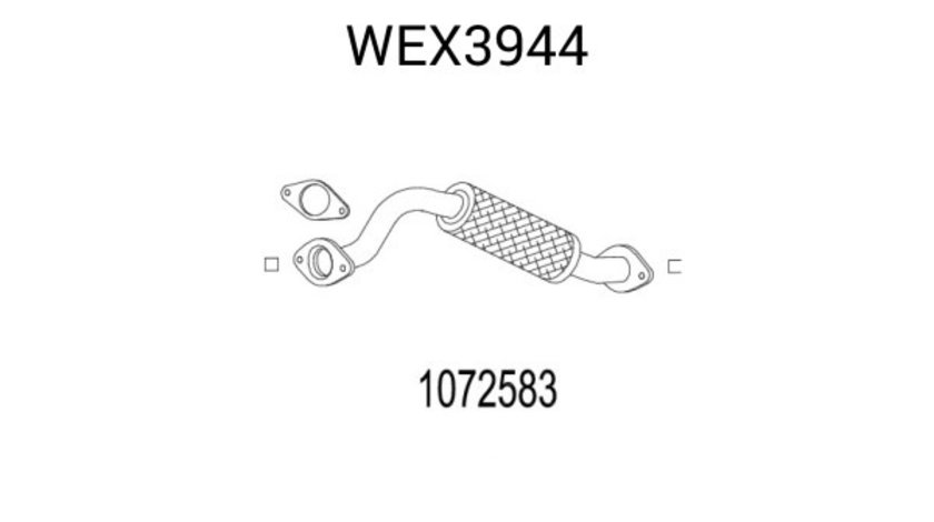 Racord evacuare FORD FOCUS Combi (DNW) (1999 - 2007) QWP WEX3944 piesa NOUA