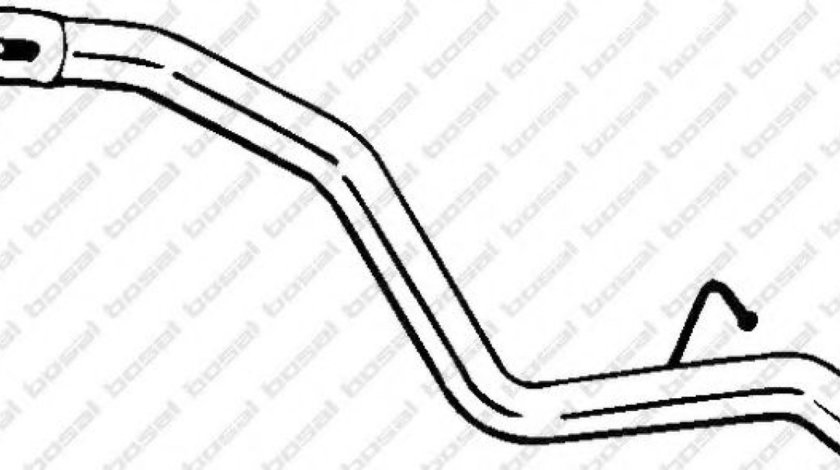 Racord evacuare FORD FOCUS II Combi (DA) (2004 - 2012) BOSAL 751-409 piesa NOUA