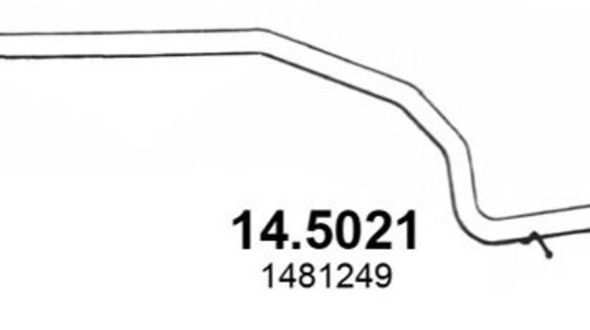 Racord evacuare FORD MONDEO IV Limuzina (BA7) (2007 - 2016) ASSO 14.5021 piesa NOUA