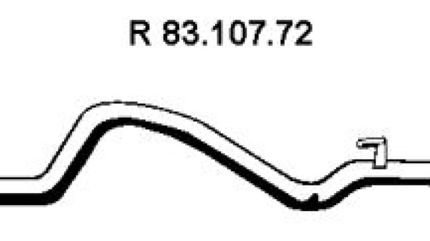 Racord evacuare MERCEDES-BENZ SPRINTER 3-t Autobus 903 Producator EBERSPÄCHER 83.107.72