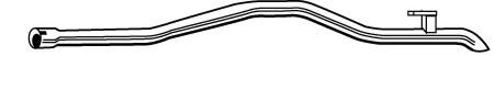 Racord evacuare MERCEDES SPRINTER 4-t bus (904) (1996 - 2006) WALKER 02767 piesa NOUA