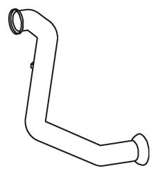 Racord evacuare MERCEDES VARIO combi (1996 - 2016) DINEX 56130 piesa NOUA