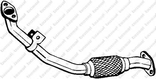 Racord evacuare MITSUBISHI PAJERO II (V3_W, V2_W, V4_W) (1990 - 1999) BOSAL 787-257 piesa NOUA