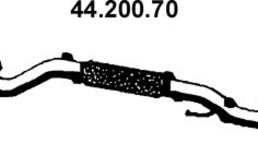 Racord evacuare NISSAN ALMERA II N16 Producator EBERSPÄCHER 44.200.70