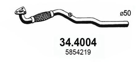 Racord evacuare OPEL ASTRA G Limuzina (F69) (1998 - 2009) ASSO 34.4004 piesa NOUA