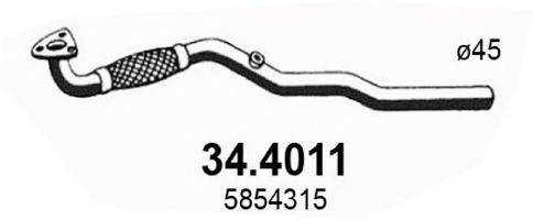 Racord evacuare OPEL ASTRA H GTC (L08) (2005 - 2016) ASSO 34.4011 piesa NOUA