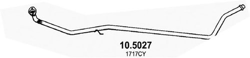 Racord evacuare PEUGEOT 107 (2005 - 2016) ASSO 10.5027 piesa NOUA