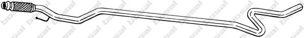 Racord evacuare PEUGEOT 208 (2012 - 2016) BOSAL 950-025 piesa NOUA