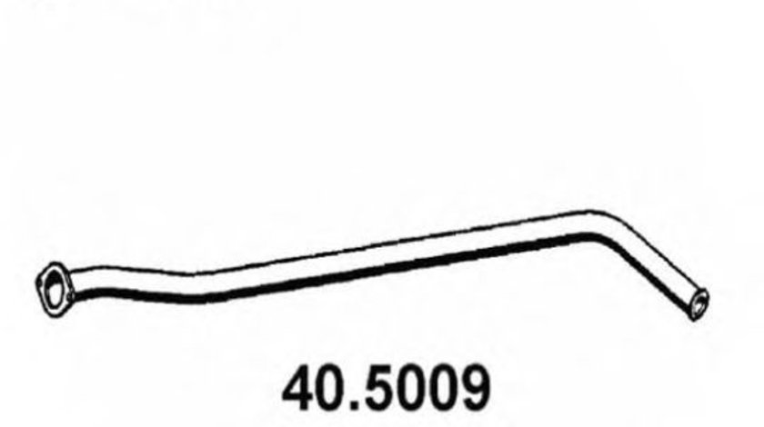 Racord evacuare RENAULT CLIO I (B/C57, 5/357) (1990 - 1998) ASSO 40.5009 piesa NOUA