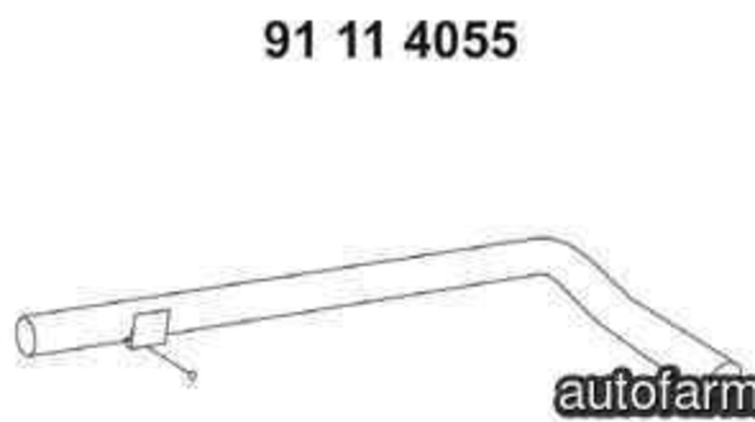 Racord evacuare SEAT TOLEDO II (1M2) EBERSPÄCHER 91 11 4055